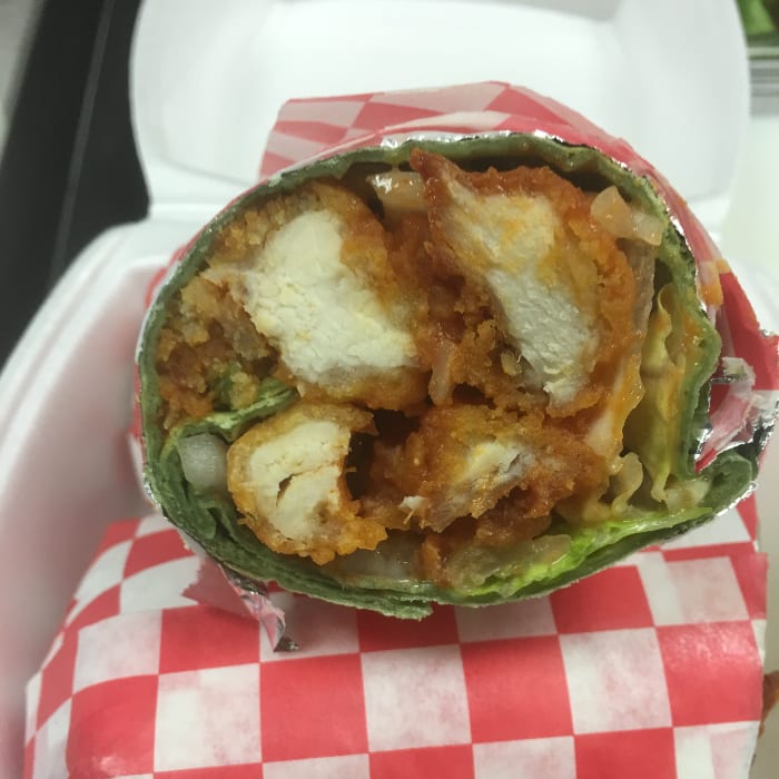 Crispy Chicken Wrap.
